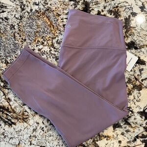 Lululemon Align High Rise Crop 23” Lavender Lux Size 14 New